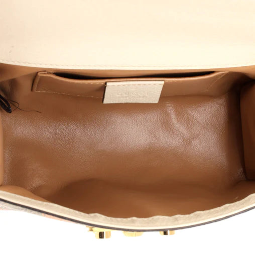 Gucci Padlock Shoulder Bag Printed GG Coated Canvas Small