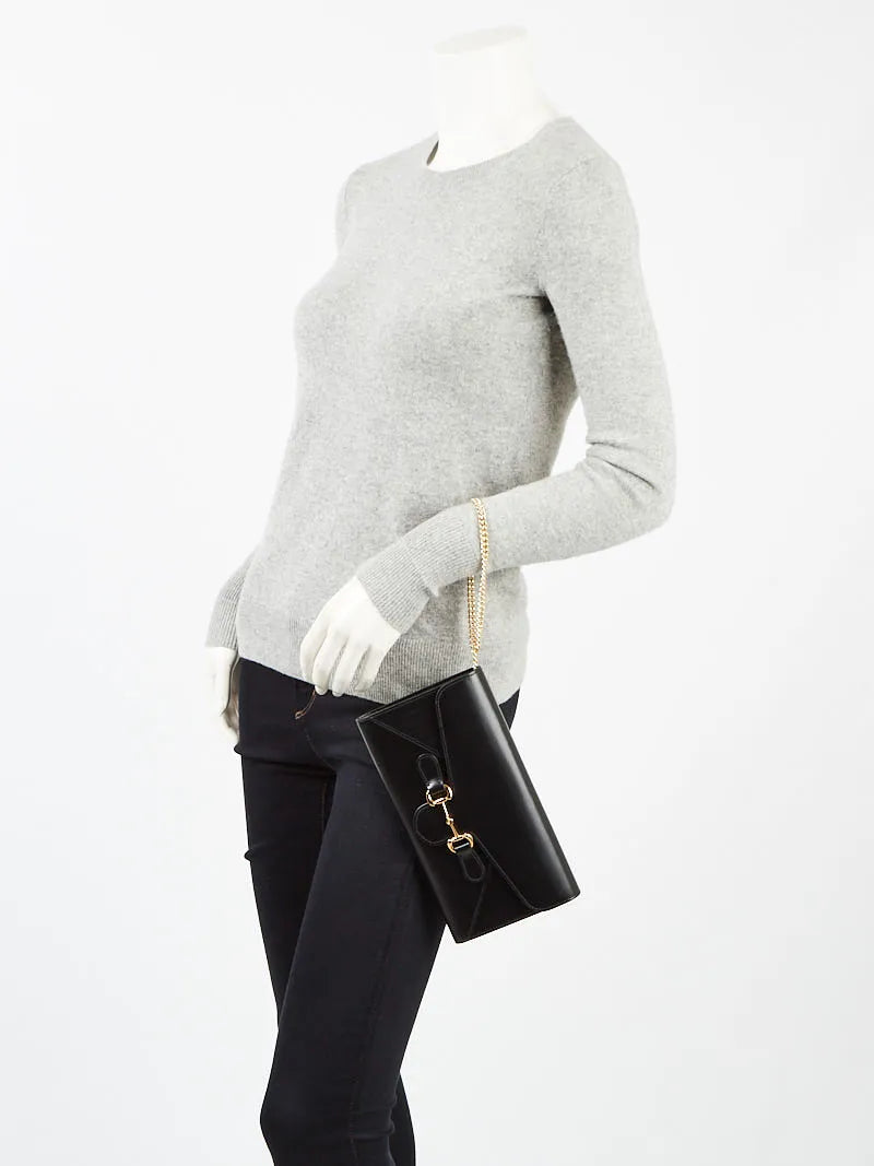 GUCCI LEATHER CLUTCH BAG