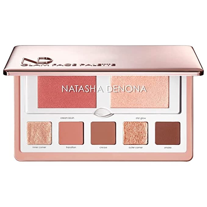 Natasha Denona Glam Face Palette Eye and Cheek Essential - Light 0.45 Ounce