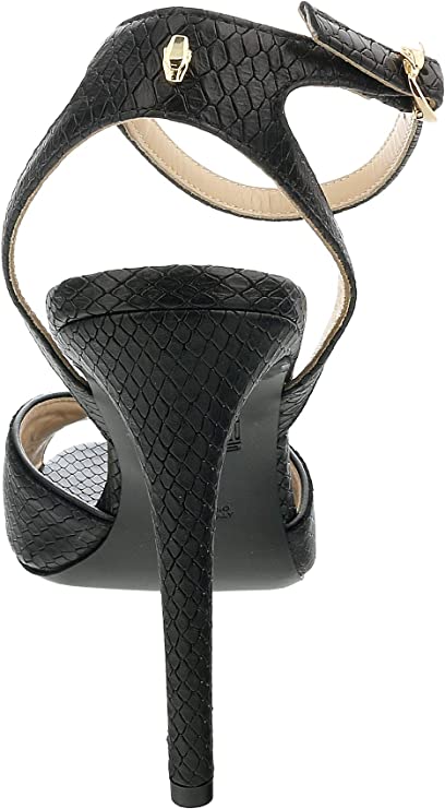 ROBERTO CAVALLI Class Black Opent Toe High Heel Sandal-6.5/7