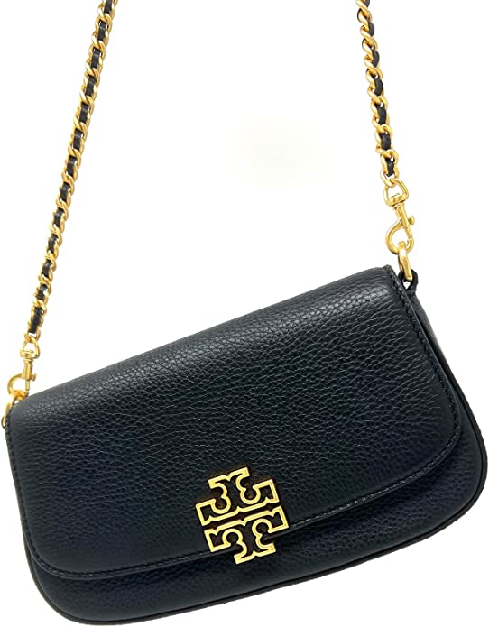 Tory Burch 138772 Britten Convertible Crossbody Bag in Black