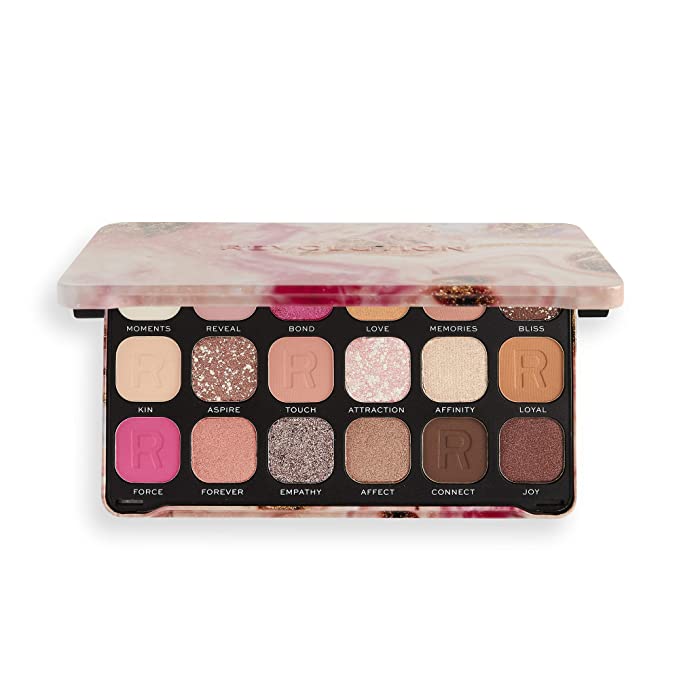 Makeup Revolution Forever Flawless Affinity, Eyeshadow Palette, Create Long-Lasting Eye Makeup Looks, Vegan & Cruelty-Free, 20g