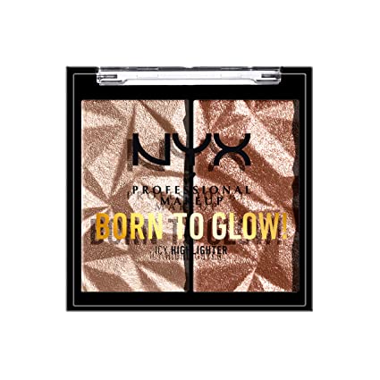 NYX PROFESSIONAL MAKEUP Born To Glow Icy Highlighter Duo - Bout The Bronze