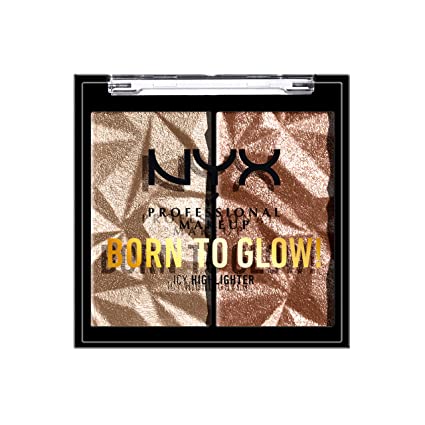 NYX PROFESSIONAL MAKEUP Born To Glow Icy Highlighter Duo - Bout The Bronze