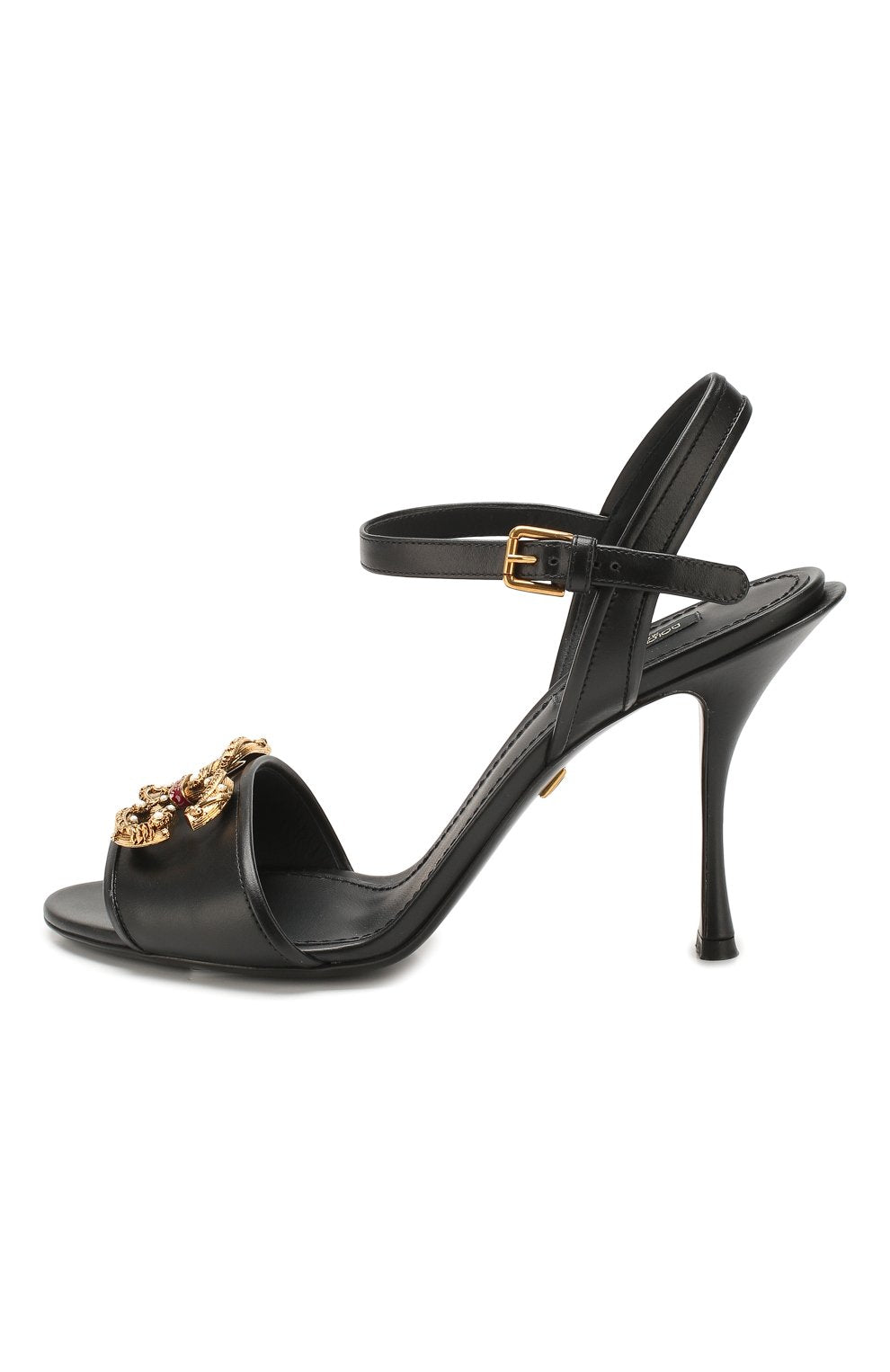 Dolce & Gabana DG Amore 95mm Pearl-embellished Sandals