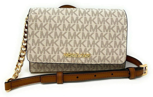 Michael Kors Women's Jet Set Travel Multifunction Phone Crossbody Bag