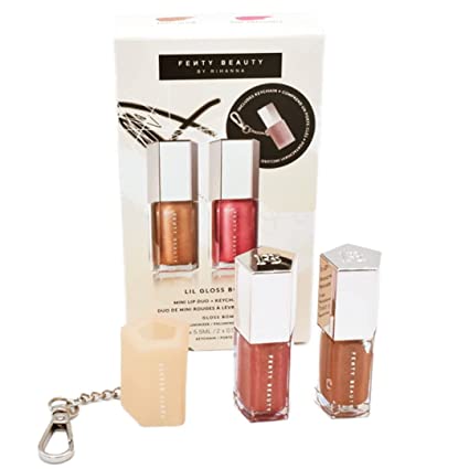 Fenty Beauty by Rihanna Lil Gloss Bombs Mini Lip Duo + Keychain Holder 3pcs  3pcs buy in United States with free shipping CosmoStore
