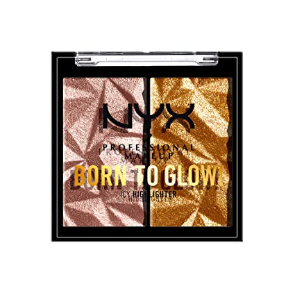 NYX PROFESSIONAL MAKEUP Born To Glow Icy Highlighter Duo - Bout The Bronze