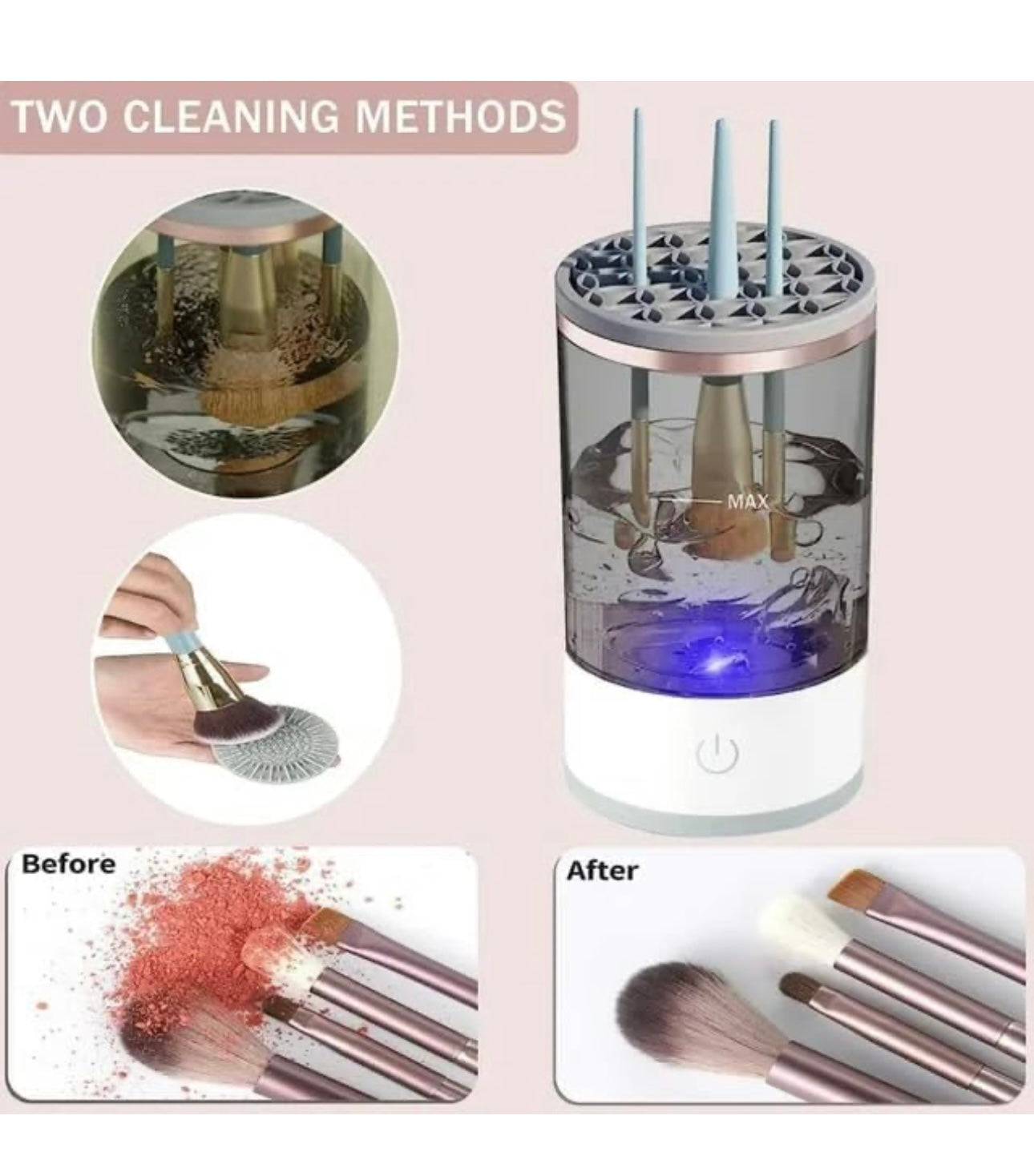 Make up brush cleaner