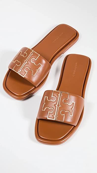 Tory Burch Women's Double T Sport Slides